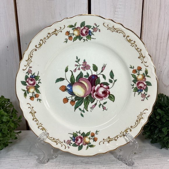 Homer Laughlin Other - Vintage Homer Laughlin R1294 Luncheon Plate 9” 1940s